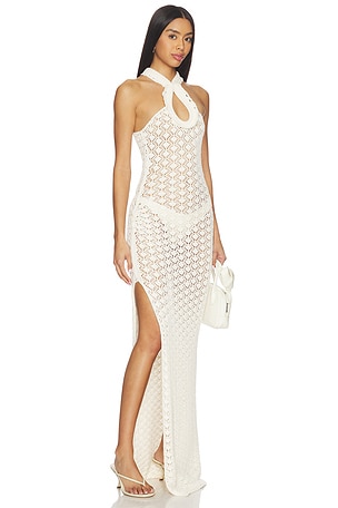 Blumarine Knit Dress in White