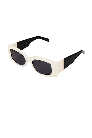 Banbe Banbe gafas de sol margot en color ivory talla all en Negro y marfil - Ivory