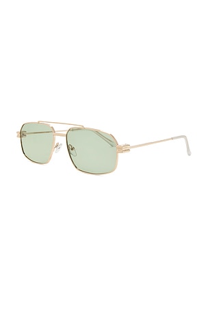 Banbe The Heidi Sunglasses in Metallic Gold