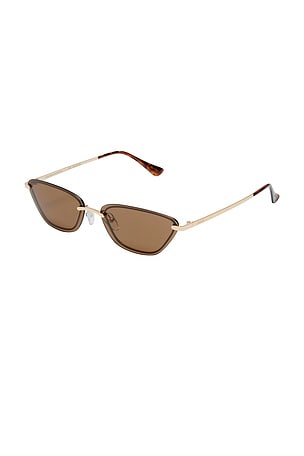 Banbe The Chandra Sunglasses in Metallic Gold