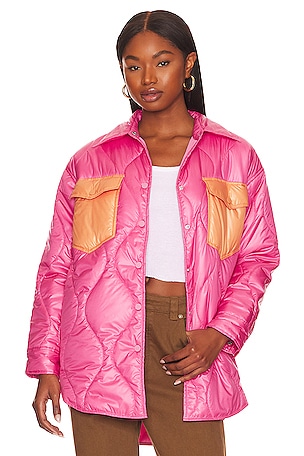 BLAMINKジャンパー38ピンク BLANCA Buckley Jacket in Orange & Pink | REVOLVE