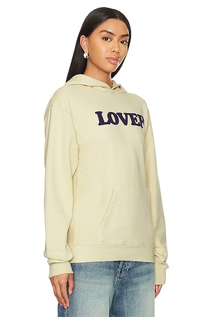 Bianca Chandon Lover Logo Hoodie in Taupe