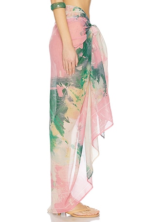 BOAMAR Karmi Sarong Pareo in Blush,Green