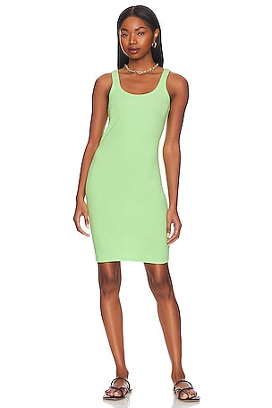 Lime green tank dress best sale