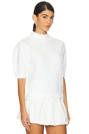 Bobi Sweater Blouse in White