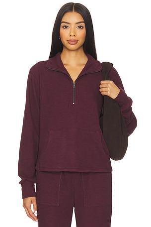 Half Zip Funnel Neck Sweatshirt Bobi