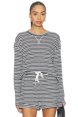 Drop Shoulder Pullover Top Bobi