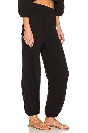 Bobi Relaxed Pant in Black