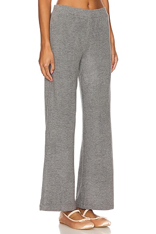 Bobi Wide Leg Pant in Charcoal