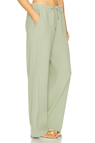 Bobi Wide Leg Pant in Sage