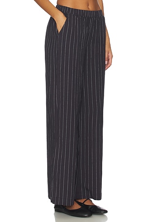 Bobi Wide Leg Pant in Black