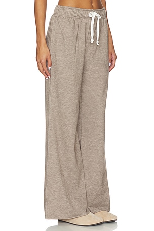 Bobi Wide Leg Pant in Taupe