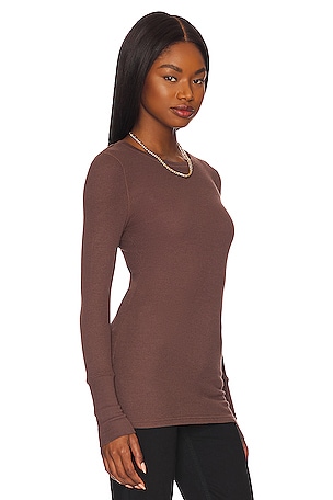 Bobi Modal Thermal Top in Brown