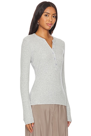 Bobi Long Sleeve in Light Grey