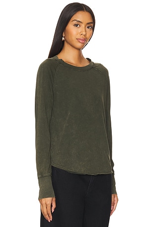 Bobi Long Sleeve Tee in Olive