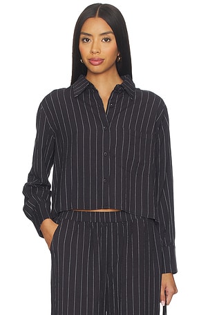 Boxy Button Front Shirt Bobi