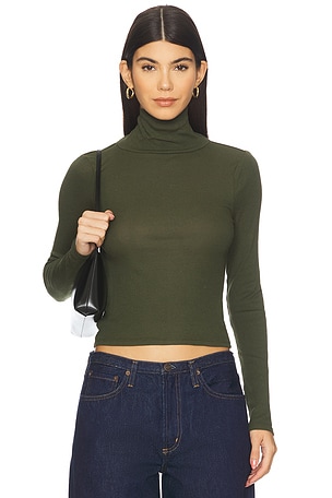 Crop Turtleneck Top Bobi