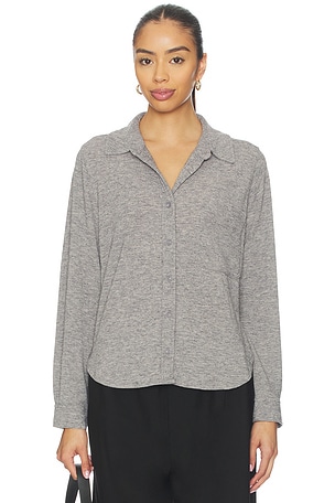 Button Front Collar Tee Bobi