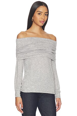 Bobi TOP ÉPAULES DÉNUDÉES en Light Gris