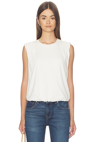Sleveless Bubble Hem Tee Bobi