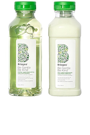 Superfoods Apple, Matcha And Kale Replenishing Shampoo And Conditioner Duo Briogeo
