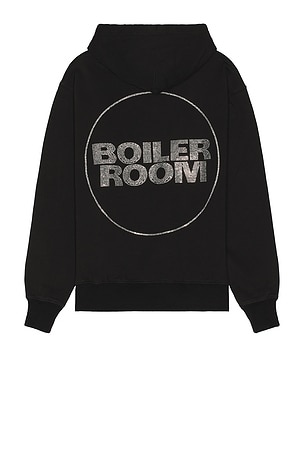 Diamante Logo Hoodie Boiler Room