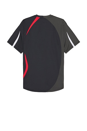 Boiler Room x Umbro Football Polo in Black