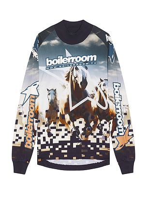 Moto-x Horse Long Sleeve Tee Boiler Room