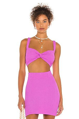 Bond Eye Candice 2024 Crop Top in Ultraviolet Eco One Size