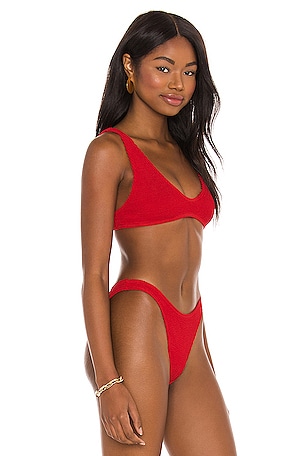 Bond Eye Scout Bikini Top in Red