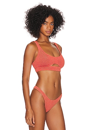 Bond Eye Sasha Bikini Top in Burnt Orange