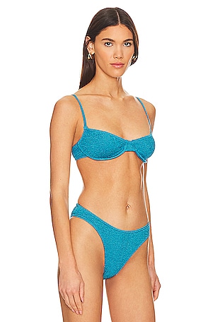 Bond Eye Gracie Balconette Top in Blue