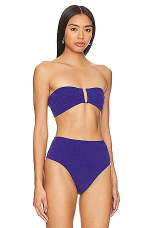 Bond Eye Blake Bandeau Bikini Top in Navy