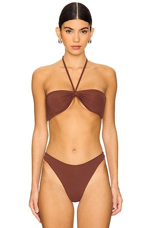 Ida Reversible Tie Back Bandeau Bond Eye