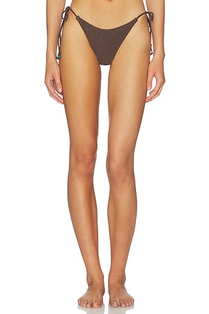 Beaded Vista Tie Side Bikini Bottom Bond Eye
