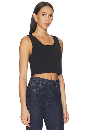 BARELOOM Oasis Crop Tank in Black