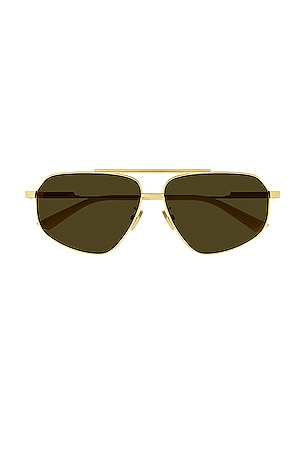 Light Ribbon Pilot SunglassesBottega Veneta$440