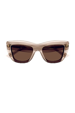 Edgy Square Sunglasses Bottega Veneta
