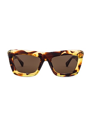 Scoop Rectangular Sunglasses Bottega Veneta