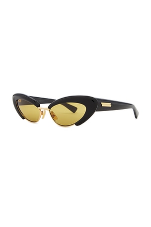 Bottega Veneta Bottega veneta gafas de sol en color negro, amarillo talla all en Negro y amarillo - Black,Yellow