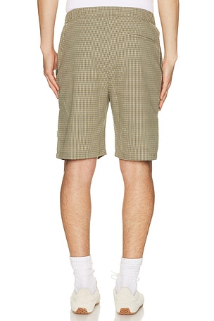 Bound Gingham Shorts in Green
