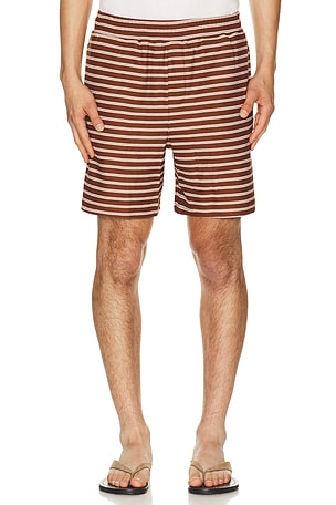 Stripe Jacquard Shorts Bound