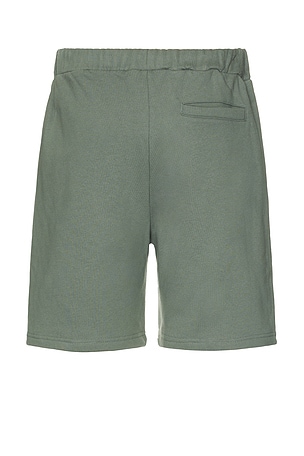 Bound Script Jogger Shorts in Sage