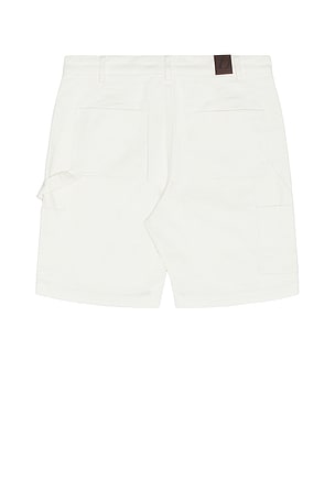 Bound Carpenter Shorts in Cream