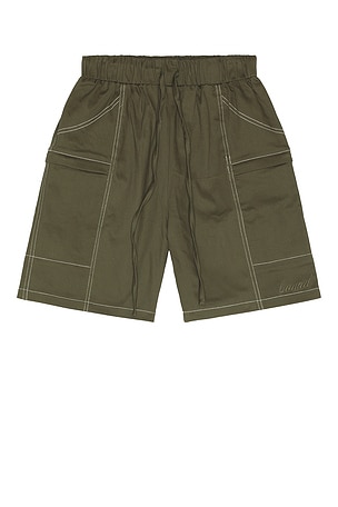 Canvas Contrast Shorts Bound