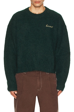 Dexter Cropped Alpaca Knit Sweater Bound