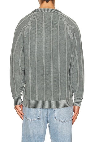 Bound Melvin Washed Sweater in Grey. Size XL/1X. Also