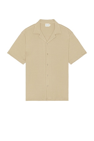 Cuban Textured Short Sleeve Shirt Bound