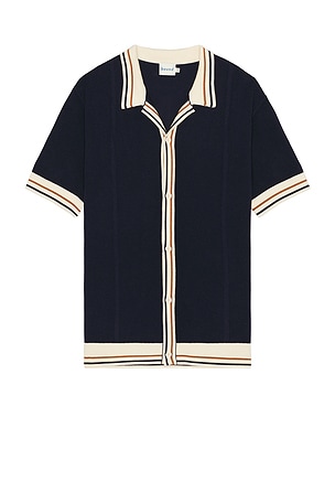 Stevie Waffle Ribbed Knit Polo Bound