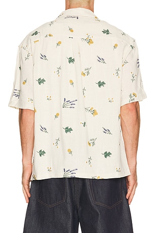 Bound Botanic Shirt in Cream. Size M. Also